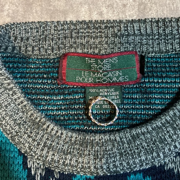 80s Vintage “The Men’s Store” Knitted sweater Small - Picture 2 of 4